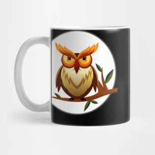 Owl | Digital Art Illustration Mug